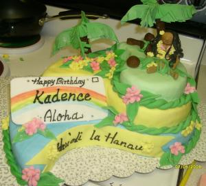 Hauoli La Hanau Birthday Cake