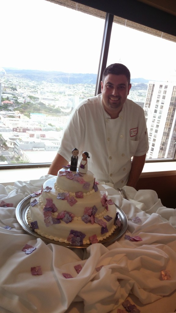 Beautiful Cake with a beautiful view 