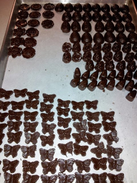 Hand molded Chocolates, assortment 